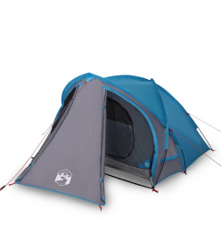 Tente de camping 2 personnes bleu 320x140x120 cm taffetas 185T