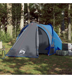 Tente de camping 2 personnes bleu 320x140x120 cm taffetas 185T