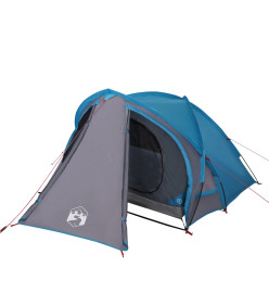 Tente de camping 2 personnes bleu 320x140x120 cm taffetas 185T