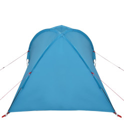 Tente de camping 2 personnes bleu 320x140x120 cm taffetas 185T