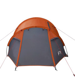 Tente de camping 4 personnes 360x135x105 cm taffetas 185T