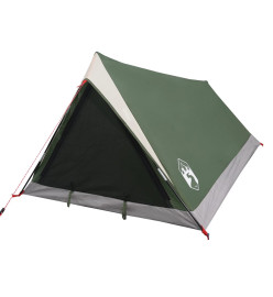 Tente de camping 2 personnes vert 200x120x88/62cm taffetas 185T