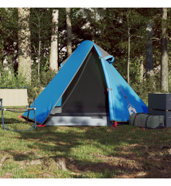 Tente de camping 2 personnes bleu 267x154x117 cm taffetas 185T