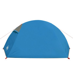 Tente de camping 2 personnes bleu 267x154x117 cm taffetas 185T