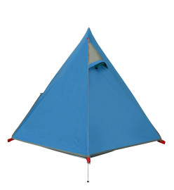 Tente de camping 2 personnes bleu 267x154x117 cm taffetas 185T