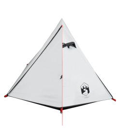 Tente de camping 2 personnes blanc 267x154x117 cm taffetas 185T