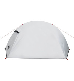 Tente de camping 2 personnes blanc 267x154x117 cm taffetas 185T