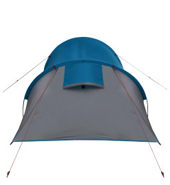 Tente de camping 4 personnes bleu 360x135x105 cm taffetas 185T