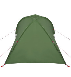 Tente de camping 2 personnes vert 320x140x120 cm taffetas 185T