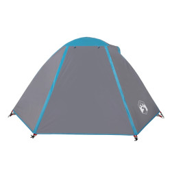 Tente de camping 2 personnes bleu 224x248x118 cm taffetas 185T