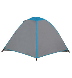 Tente de camping 2 personnes bleu 224x248x118 cm taffetas 185T