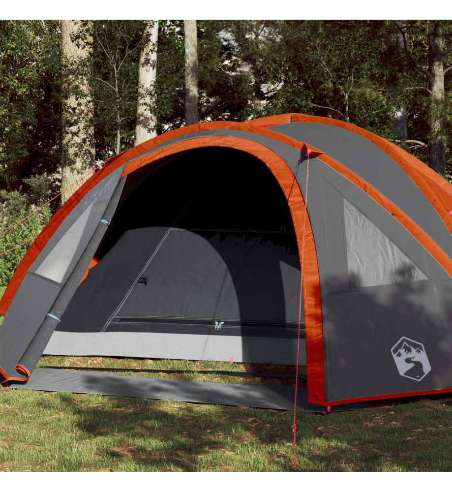 Tente de camping 4 personnes 300x250x132 cm taffetas 185T