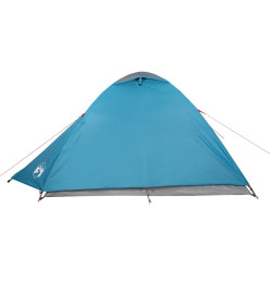 Tente de camping 2 personnes bleu 264x210x125 cm taffetas 185T