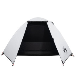 Tente de camping 2 personnes blanc 224x248x118 cm taffetas 185T