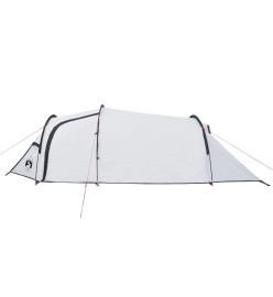 Tente de camping 3 personnes blanc 370x185x116 cm taffetas 190T