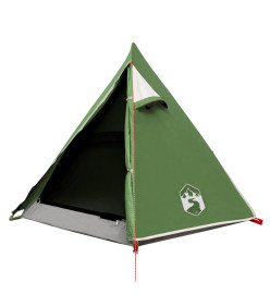 Tente de camping 2 personnes vert 267x154x117 cm taffetas 185T