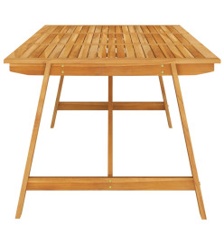 Ensemble de salle à manger de jardin 9 pcs Noir