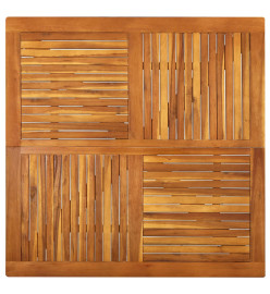 Ensemble de salle à manger de jardin 5 pcs Gris
