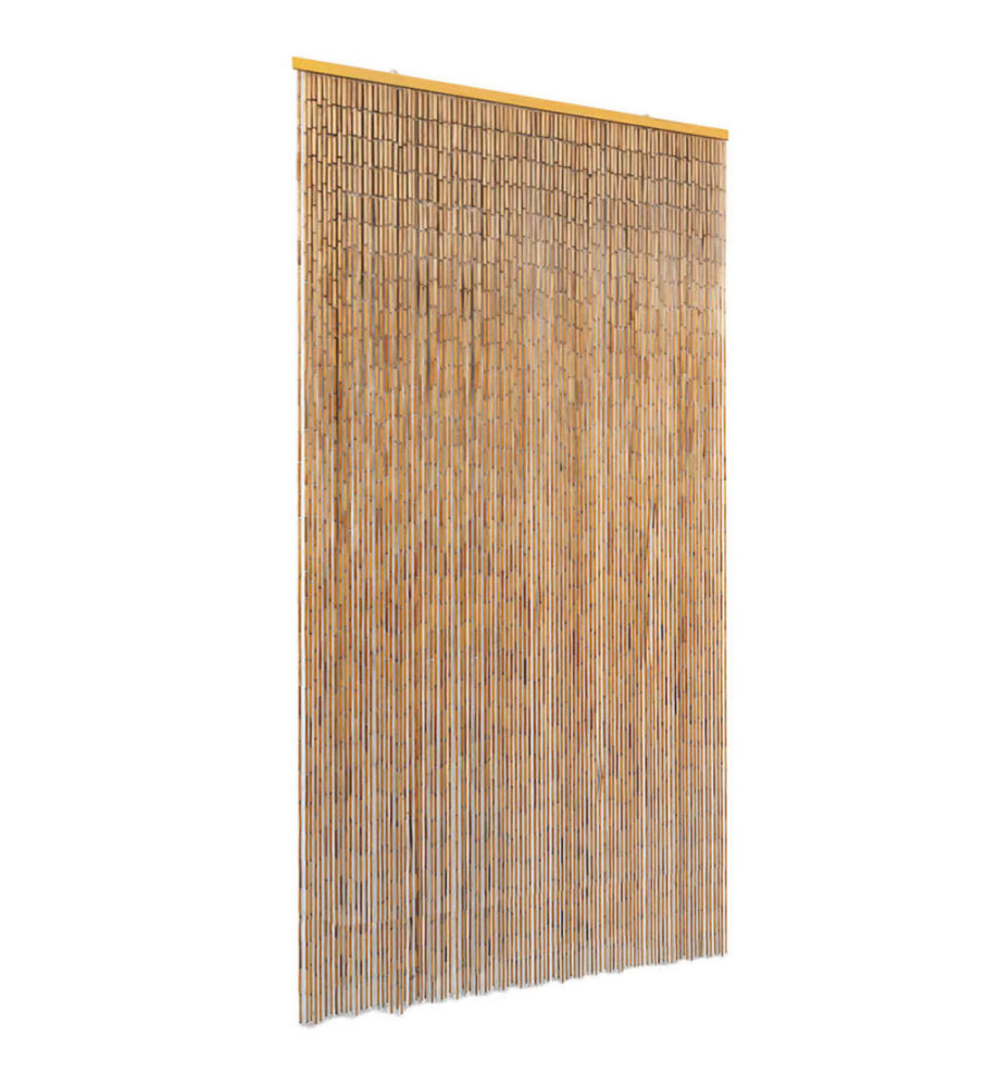 Rideau de porte contre insectes Bambou 100 x 220 cm