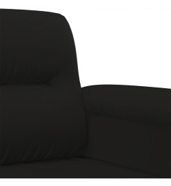 Chaise de canapé noir 60 cm tissu microfibre