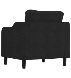 Fauteuil Noir 60 cm Tissu