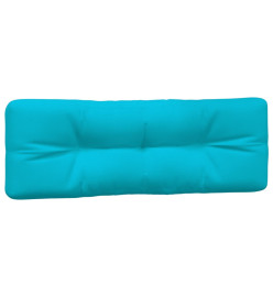 Coussins de palette lot de 5 turquoise tissu