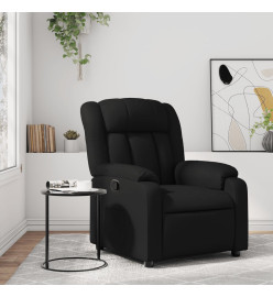 Fauteuil inclinable Noir Similicuir