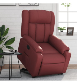 Fauteuil inclinable Rouge bordeaux Similicuir