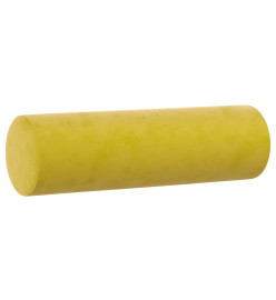 Ensemble de canapés 3 pcs avec coussins jaune velours