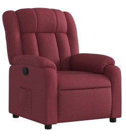 Fauteuil inclinable Rouge bordeaux Tissu