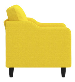 Fauteuil Jaune clair 60 cm Tissu