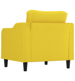 Fauteuil Jaune clair 60 cm Tissu