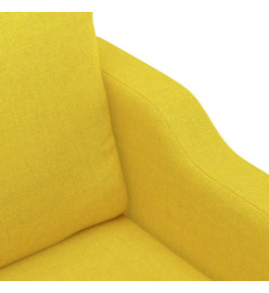 Fauteuil Jaune clair 60 cm Tissu