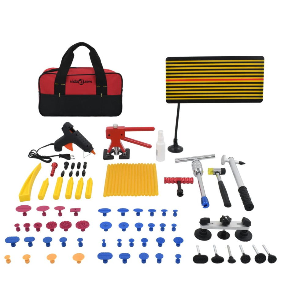 Kit de débosselage sans peinture 75 pcs XXL