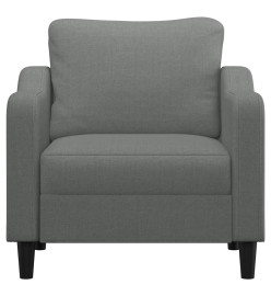 Fauteuil Gris foncé 60 cm Tissu