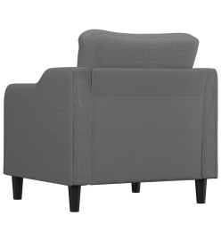 Fauteuil Gris foncé 60 cm Tissu