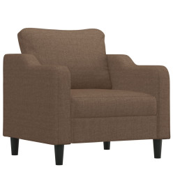 Fauteuil Marron 60 cm Tissu