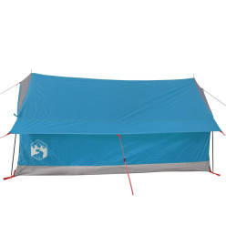 Tente de camping 2 personnes bleu 193x122x96 cm taffetas 185T