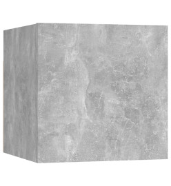 Ensemble de meuble TV 6 pcs Gris béton Aggloméré