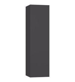 Meubles TV 4 pcs Gris 30,5x30x110 cm Aggloméré