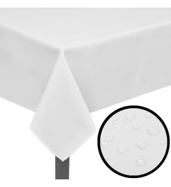 Nappes de table 5 pcs Blanc 220x130 cm