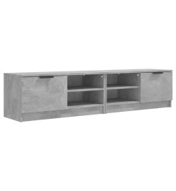 Meubles TV 2 pcs Gris béton 80x35x36,5 cm Bois d'ingénierie