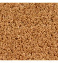 Tapis de porte naturel 65x100 cm fibre de coco touffeté