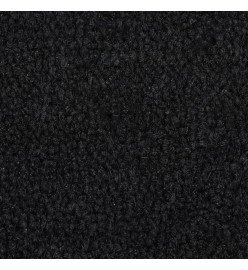 Tapis de porte noir 50x80 cm fibre de coco touffeté