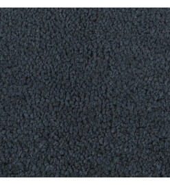 Tapis de porte gris foncé demi-rond 40x60 cm