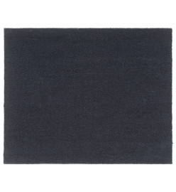 Tapis de porte gris foncé 80x100 cm fibre de coco touffeté