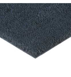 Tapis de porte gris foncé 80x100 cm fibre de coco touffeté