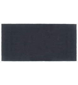 Tapis de porte gris foncé 100x200 cm fibre de coco touffeté