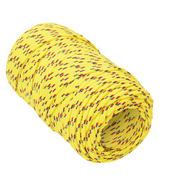 Corde de bateau Jaune 2 mm 25 m Polypropylène