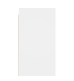 Armoire murale avec portes en verre blanc 68x37x68,5 cm